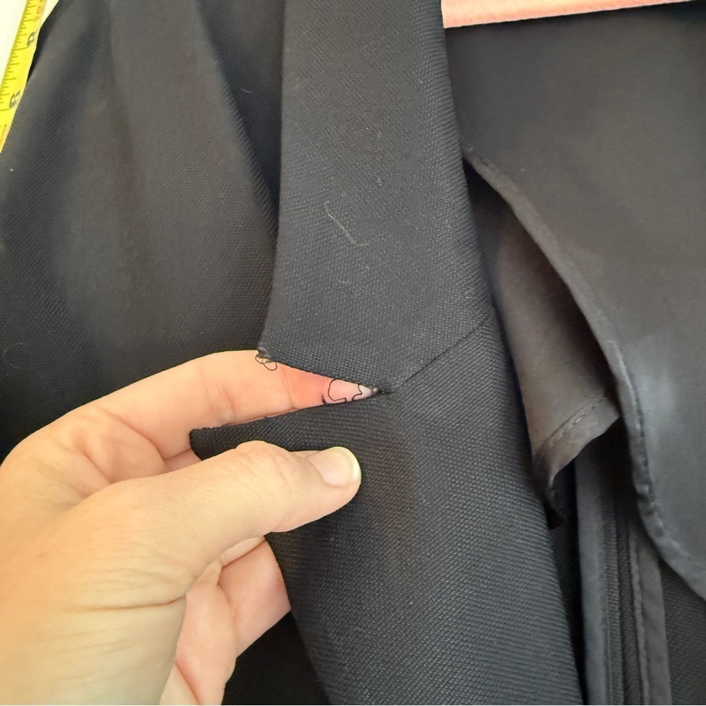 Zara Woman Studio Oversized Blazer | Black | Double-Breasted | Size Small | Flaw - Picture 5 of 5
